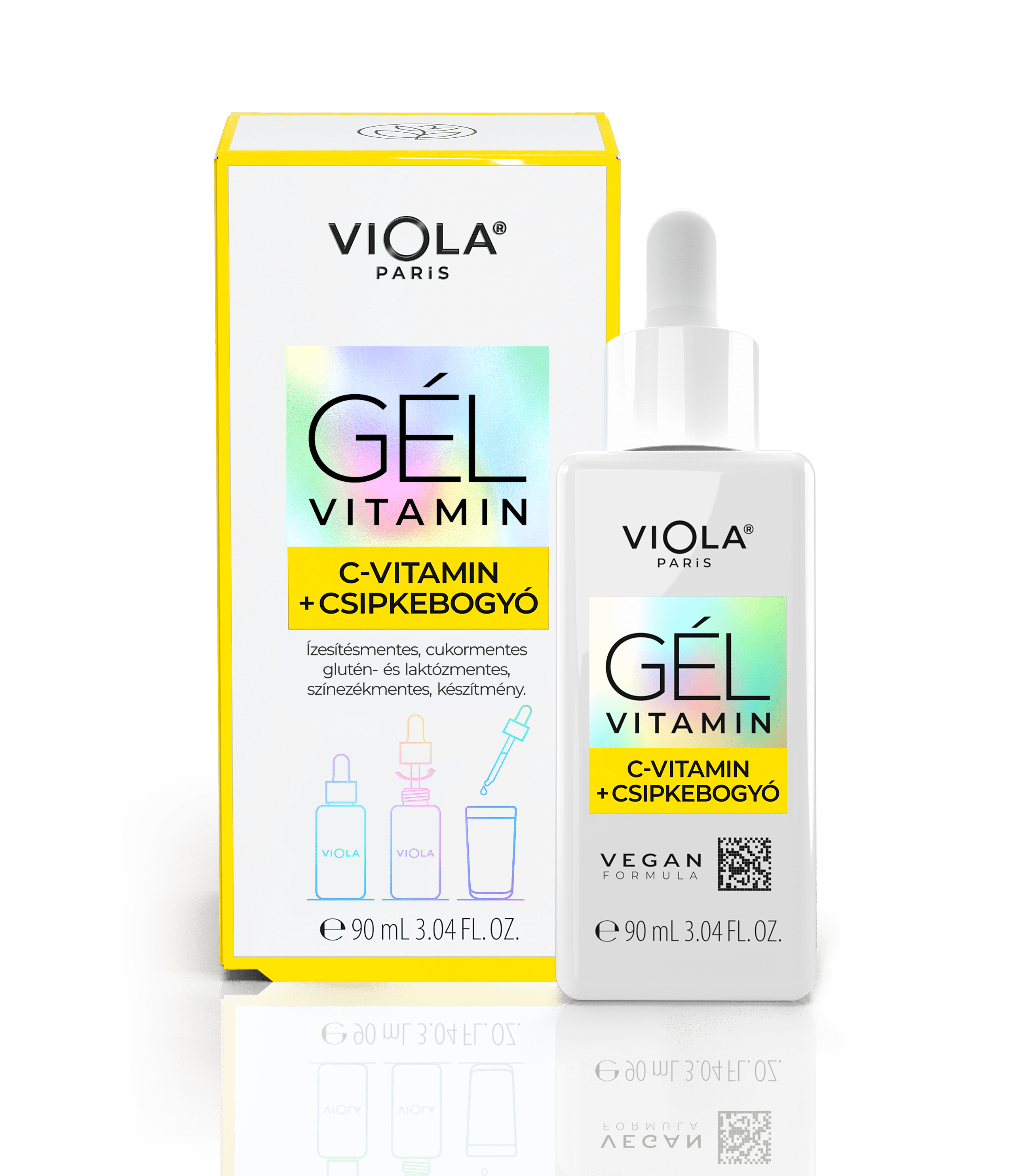 VIOLA Gélvitamin - C - Vitamin + Csipkebogyó - Vízangyal